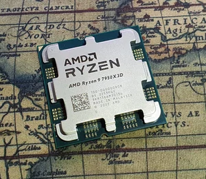 Devant l'Intel 13900K sur une moyenne de multiples tests, l'AMD 7950X3D est leader en jeu vidéo
